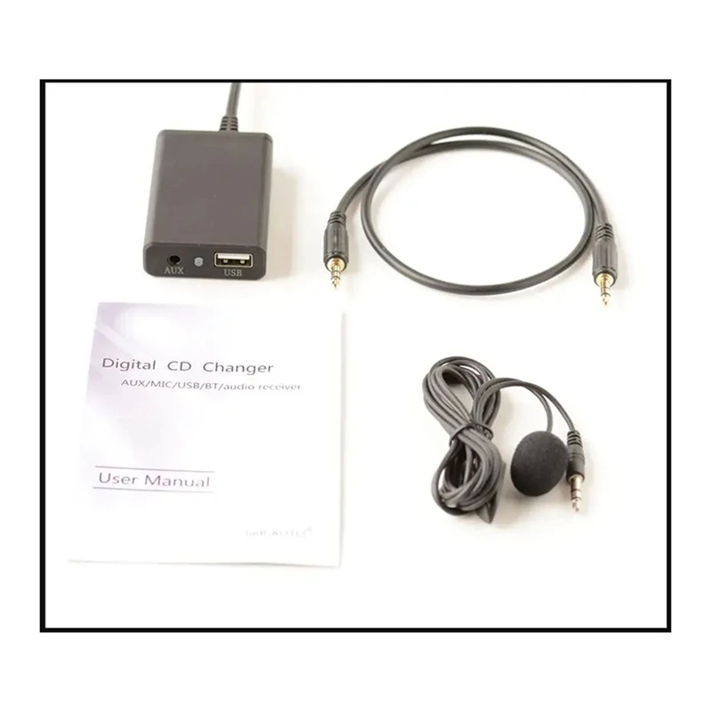 อินเทอร์เฟซเพลงบลูทูธสําหรับ Goldwing GL1800 USB/AUX CD Player อะแดปเตอร์ใช้งานร่วมกับ Goldwing รถจักรยานยนต์