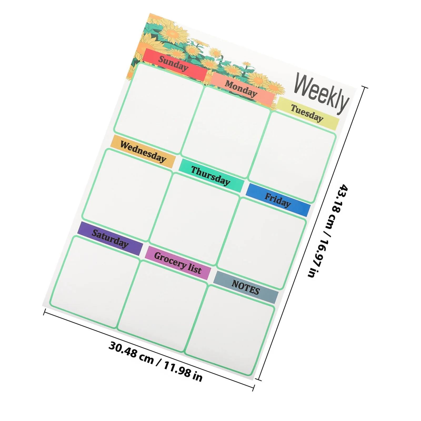 مجموعة سبورة بيضاء مغناطيسية للثلاجة، مخطط تقويم للمسح الجاف، لوحة تذكير للثلاجة، لوحة بيضاء للثلاجة، تقويم للمسح الجاف #5