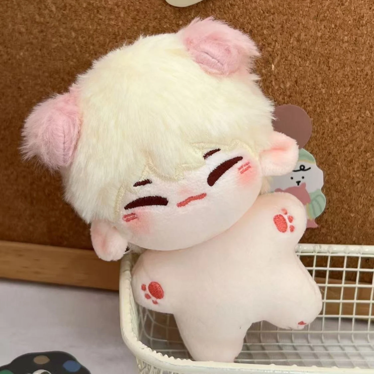 10cm Kwon Sun‑young Cute Cotton Doll Soft Plush Toy Bag Pendant Collectible Ornament Korean Male Celebrity Group Merchandise