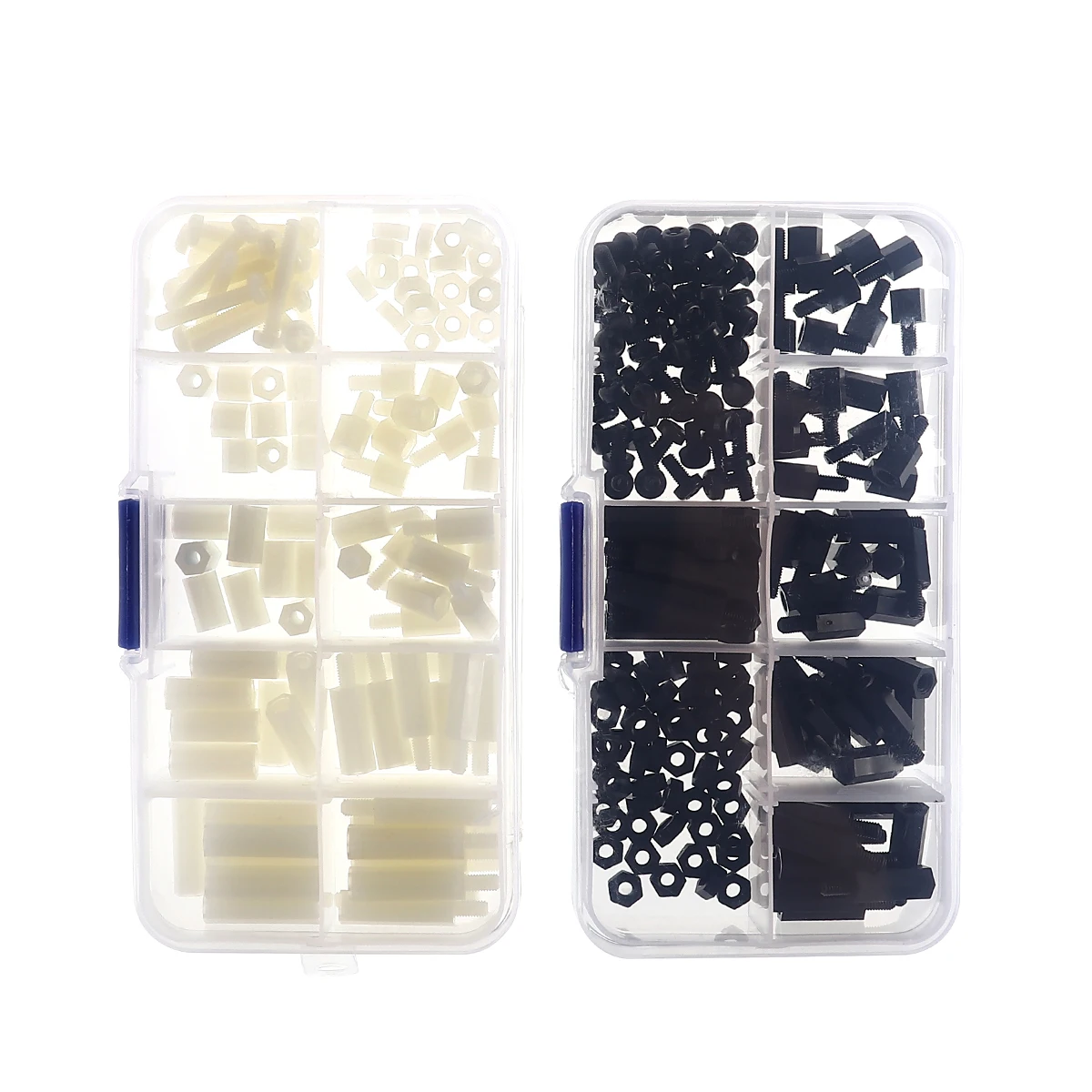 

300 Pcs Nylon Plastic Screw Set Assorted Screws Spacer Spacers Nut Pack