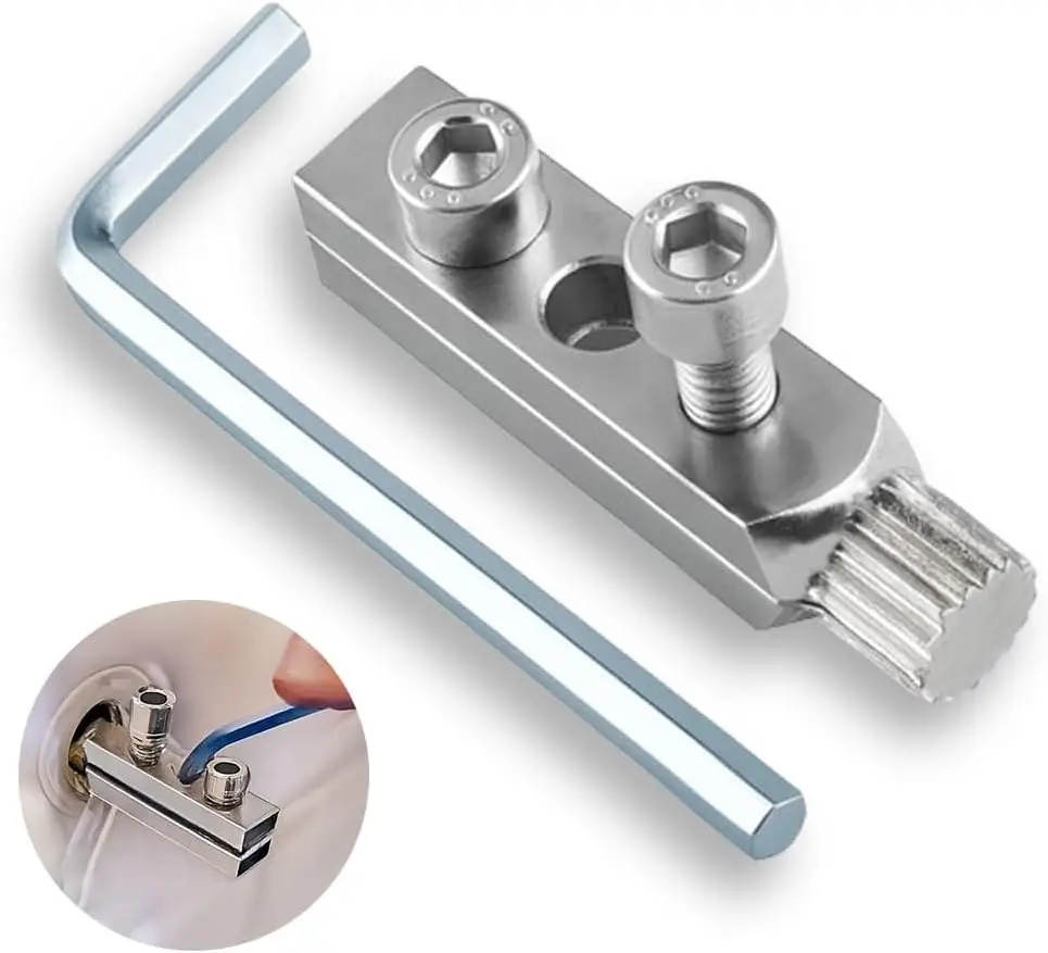 

Broken Pipe Extractor Tool for Damaged Bolt and Faucet Removal, Pipe Screw Remover and Easy Out Valve Extractor Set