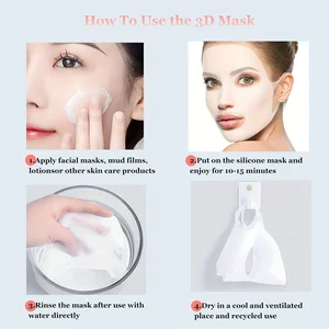 8 최고의 판매 실리콘 얼굴 - №3