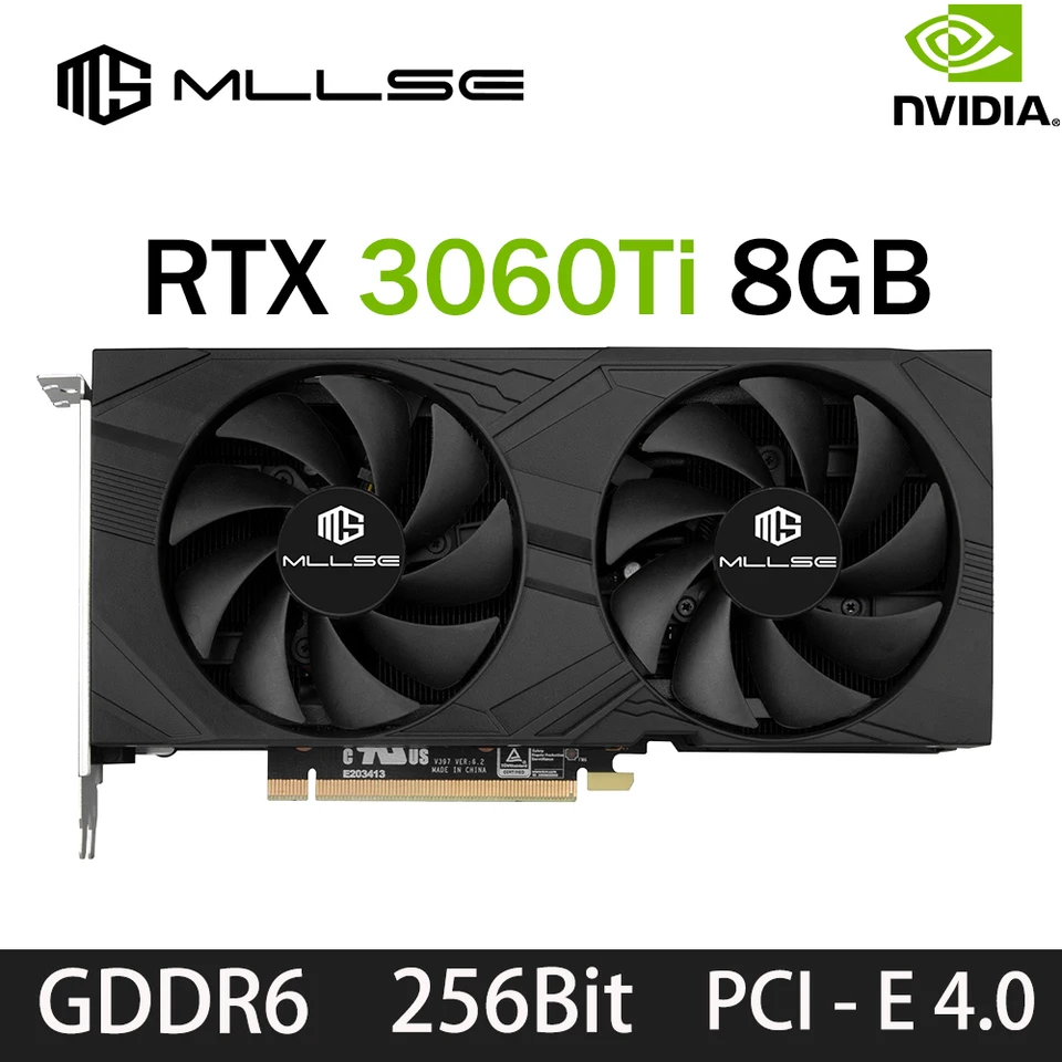MLLSE RTX 3060Ti 8GB Graphics Card GDDR6 256Bit PCI Express 4.0