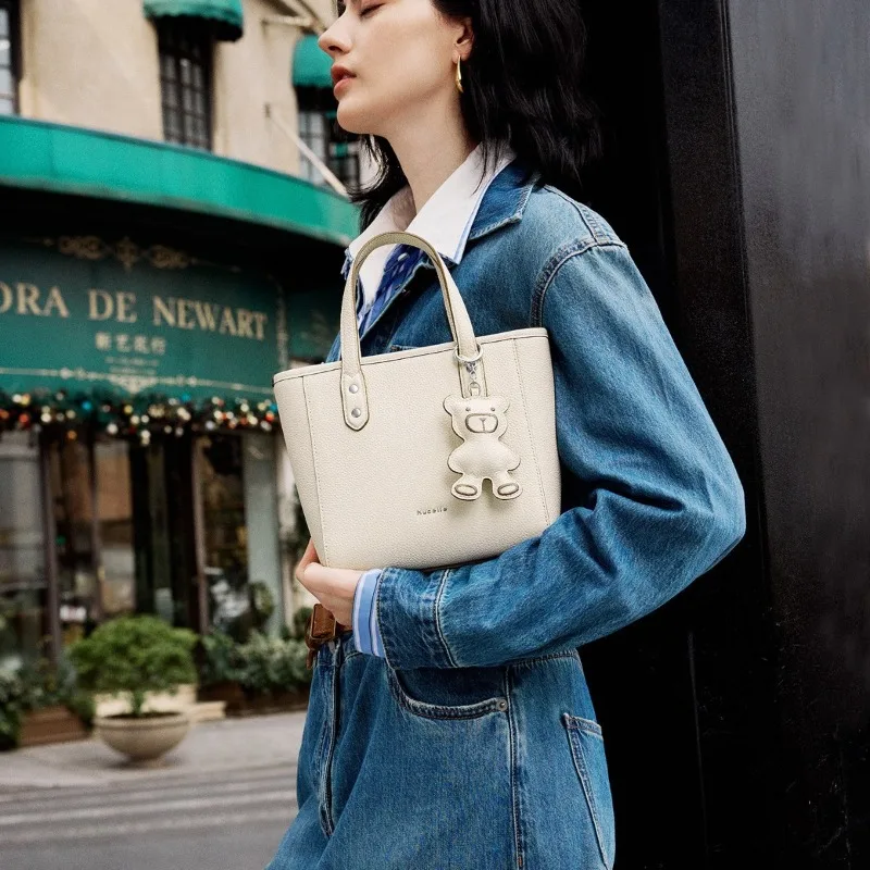 

Сумка NUC ELLE 2025 из натуральной кожи (первый слой), большая вместительная сумка через плечо для города, универсальная сумка-полумесяц на одно плечо