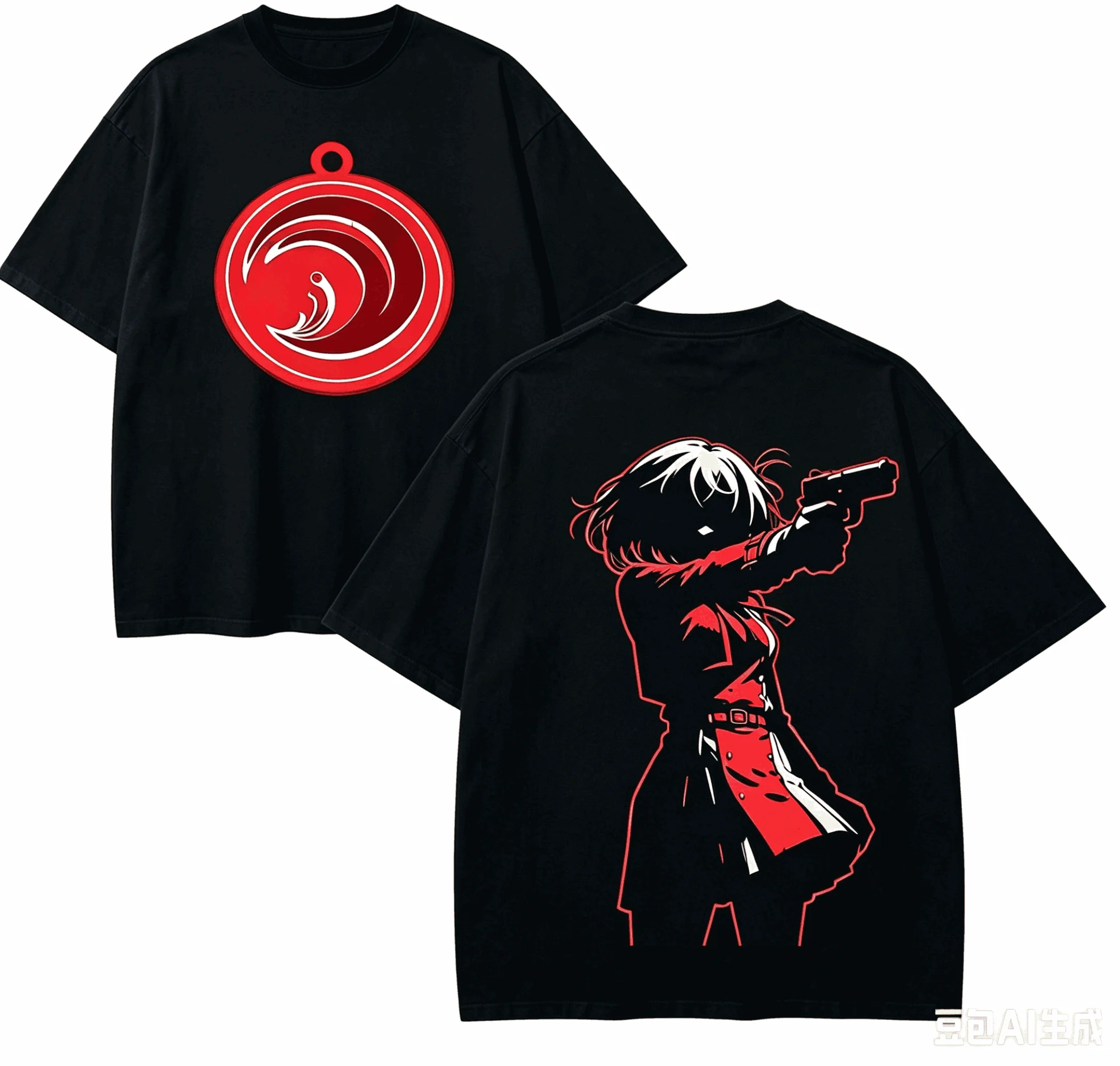 Lycoris Recoil Anime Lover T-shirt Harajuku Cotton New Model High Street Retro Fashion Oversized Unisex hot product Classic soft