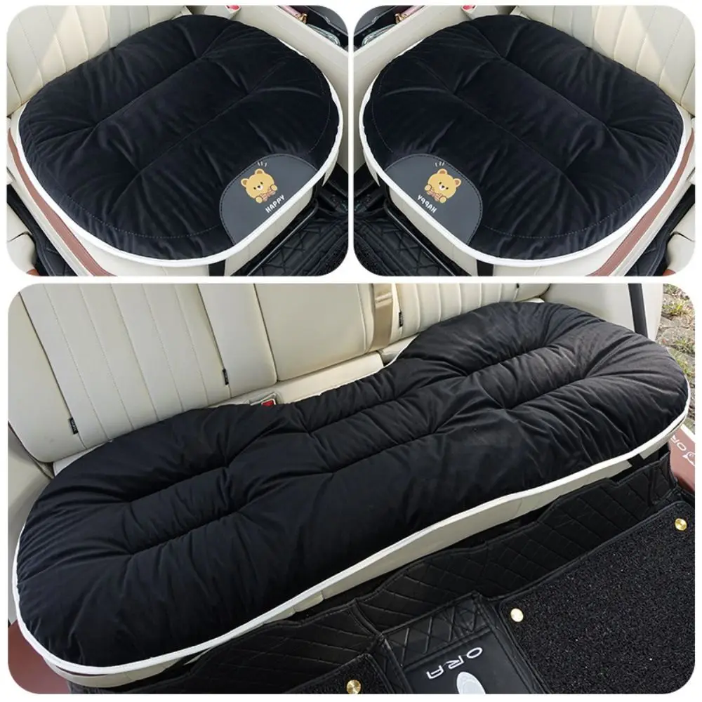 Warm Plush Car Seat Cushion Ultra-Soft Anti-slip Winter Car Seat Cover Comfortable Durable Vehicle Dressed Decoration