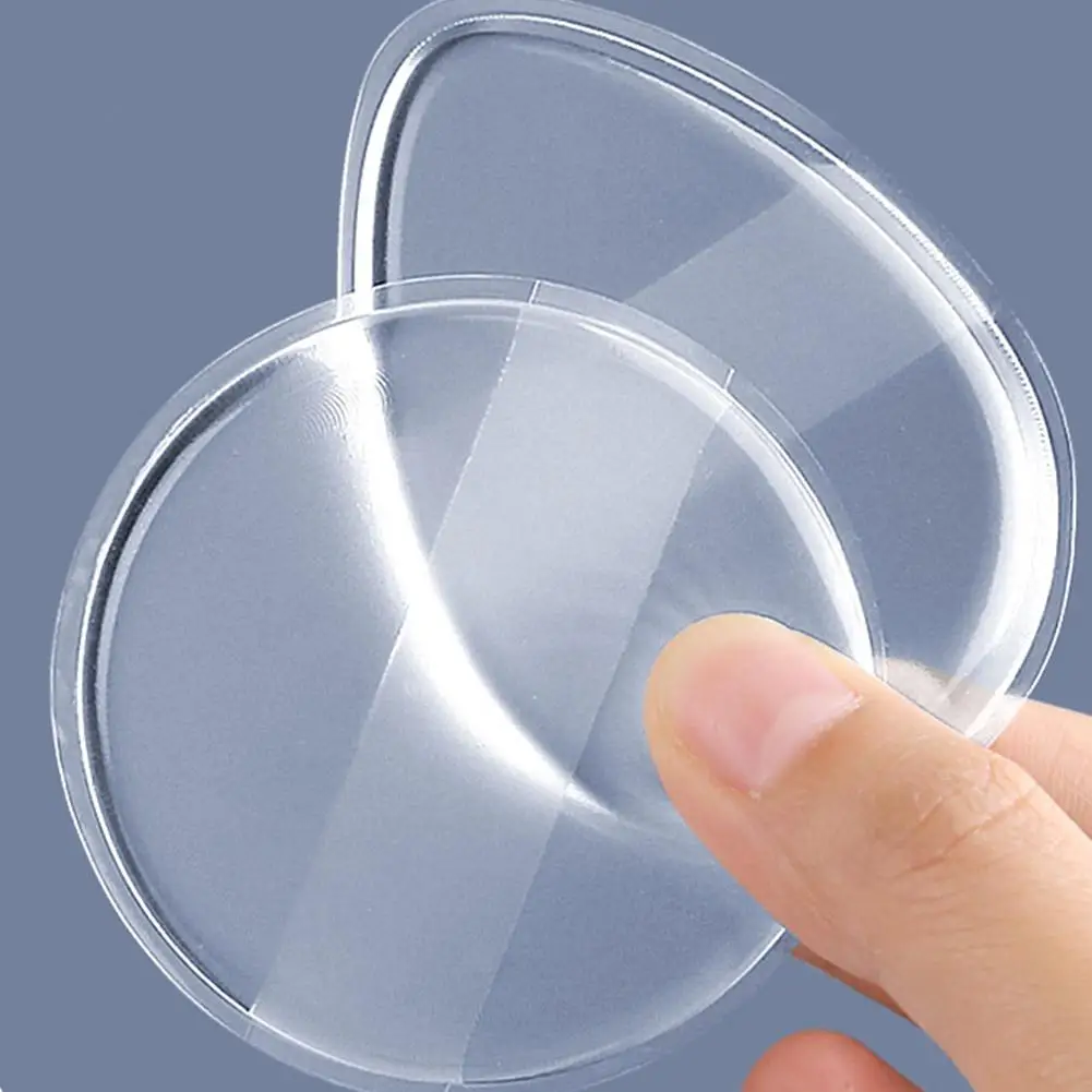 Transparent Silicone Powder Puff Sponge For Cosmetic Face Foundation BB Cream No Powder Eating Powder Makeup Tool K9B0