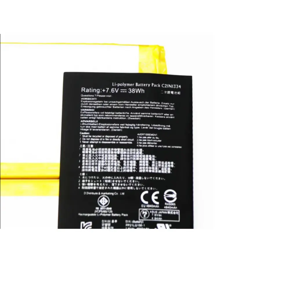 Baterai asli 7.6V 38Wh C21N1334 untuk Asus Transformer Book T200TA T200TA-1A T200TA-1K seri T200TA-1R