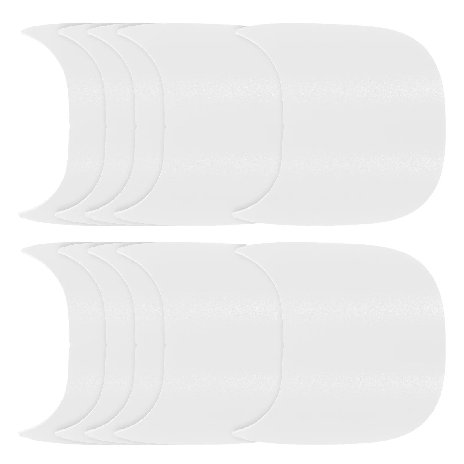 

10pcs Brim Inserts Baseball Hat Brim Replacement Plastic Cap 18x9 5cm Curved Design Golf Hat Accessories Storage