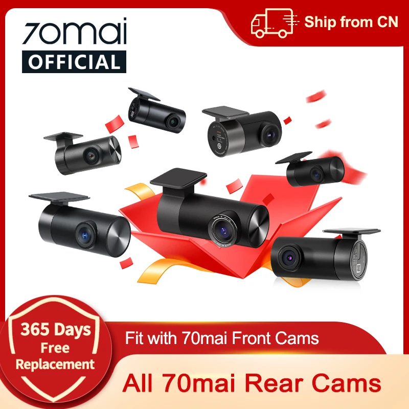 70mai Rear Cam RC06 RC11 RC12 RC14 RC22 Interior FC02 for 70mai 4K A810 A800SE 70mai A510 A200 A500S X800 RC24 RC41 for T800