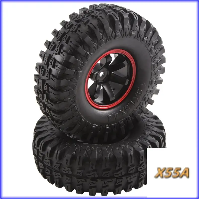 XX-115 มม.สูง 12 มม.รถบรรทุก RC ล้อและยางอะไหล่อุปกรณ์เสริมสำหรับ 1/10 สเก็ตออฟโรดมอนสเตอร์,ชุด 4