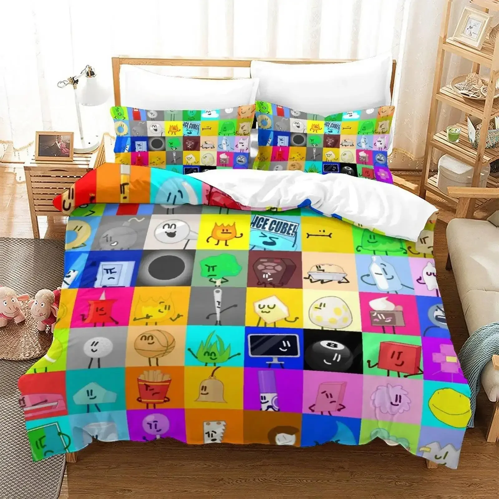 

New Jacknjellify Bedding Set Single Twin Full Queen King Size Bed Set Adult Kid Bedroom Duvet cover Sets 3D Anime bed sheet set