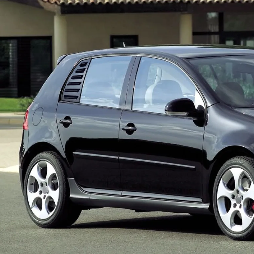 Glänzendes Schwarz/Carbon-Look, hintere Dreieck-Fenster-Spoiler-Bodykits für Volkswagen Golf 5 MK5 2003–2010 – Detail 8