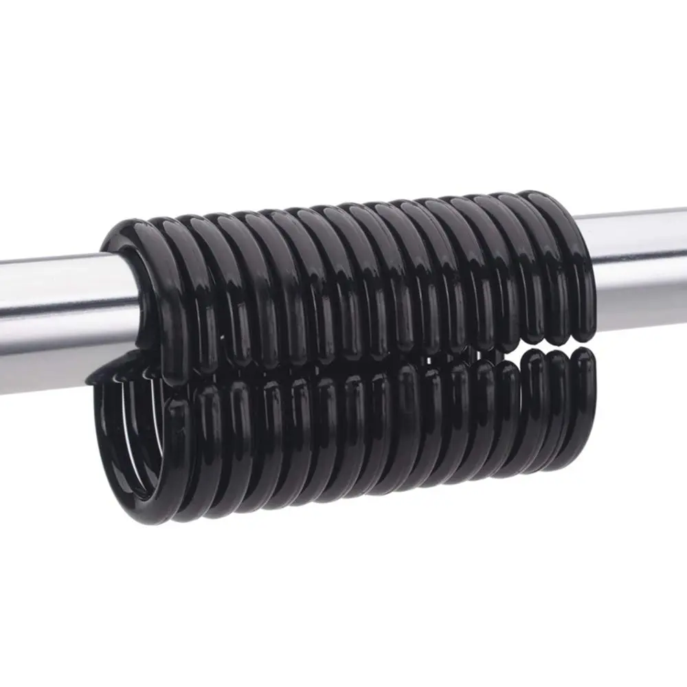 

Пластиковые белые/черные кольца-крючки для штор, заменяемые, для гостиной и ванной комнаты