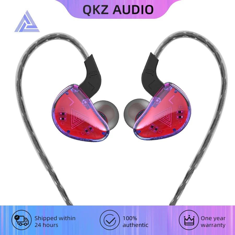 Originele QKZ AK9 Bedrade Koptelefoon In-Ear 3.5mm AUX HiFi Zware Bas Met MICROFOON HD Bellen Voor Live Streaming Muziek Games Sport