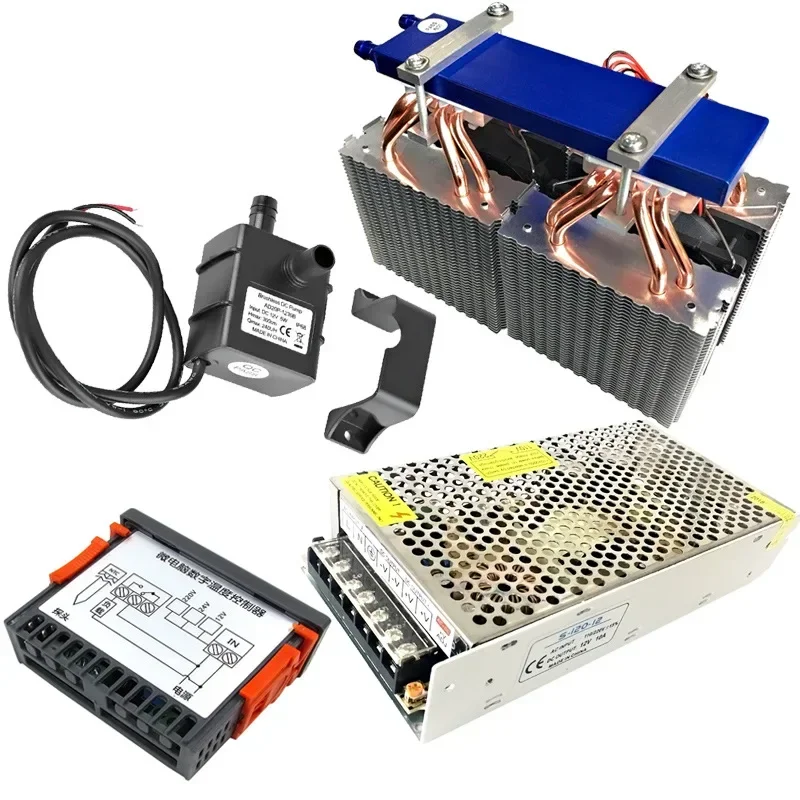 Fish tank chiller DIY semiconductor refrigerator cooling kit 40 liters small fish