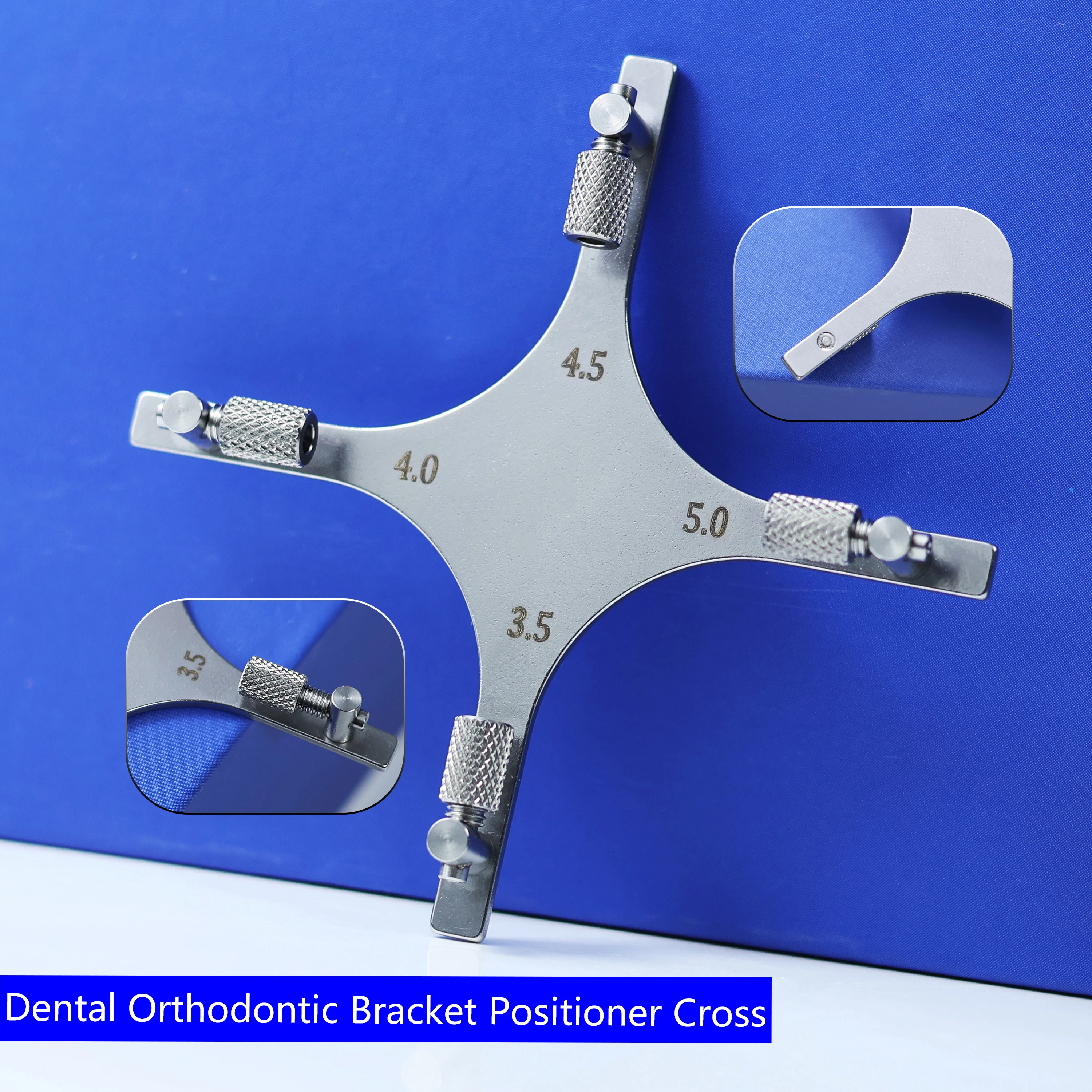 

Крестообразный стоматологический ортодонтический калибр для позиционирования кронштейна, высокоточный позиционер кронштейна из нержавеющей стали с 20 шт. грифелем для карандашей
