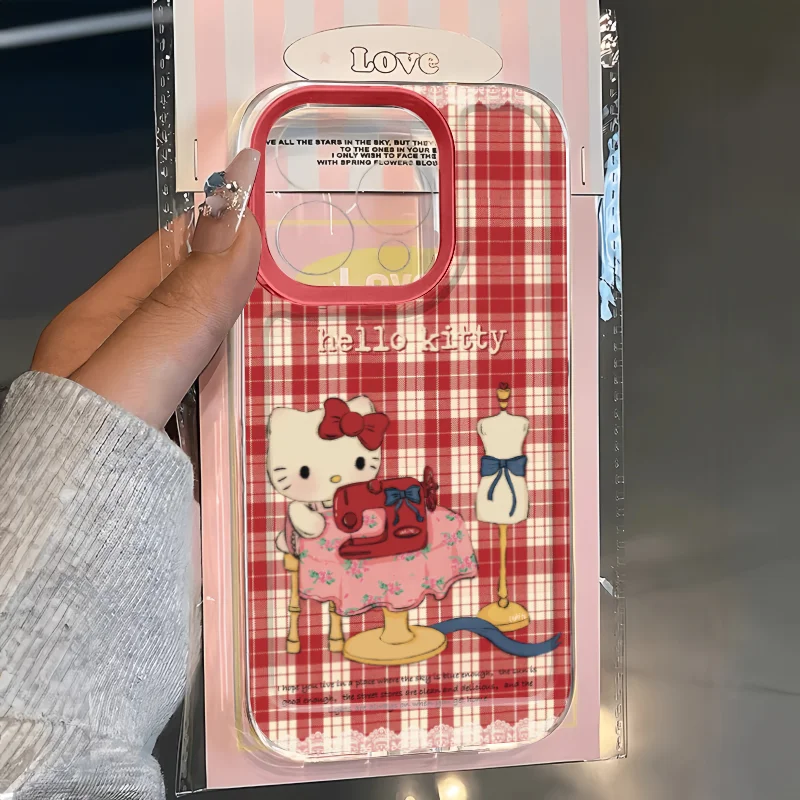 Funny Hello Kitty Tailor Clear Space Phone Case For Samsung A12 A13 A15 A22 A23 A24 A25 A30 A53 A54 A55 A72 A73 5G Cover