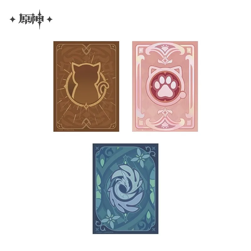 

Official miHoYo Genshin Impact Genuine Anime Seven Saints Summoning Battle Cards Art Card Sleeve Game Peripherals Holiday Gift