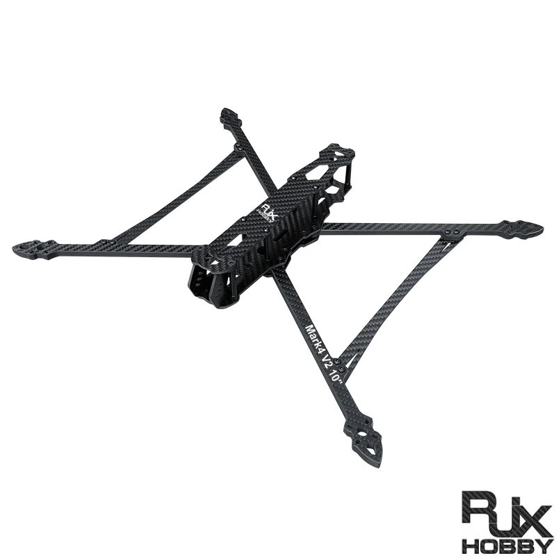 

RJXHOBBY Mark4 V2 10inch 427mm Quadcopter FPV Drone TrueX Frame kit 3K Carbon Fiber For RC FPV Freestyle Long Range Racing Drone