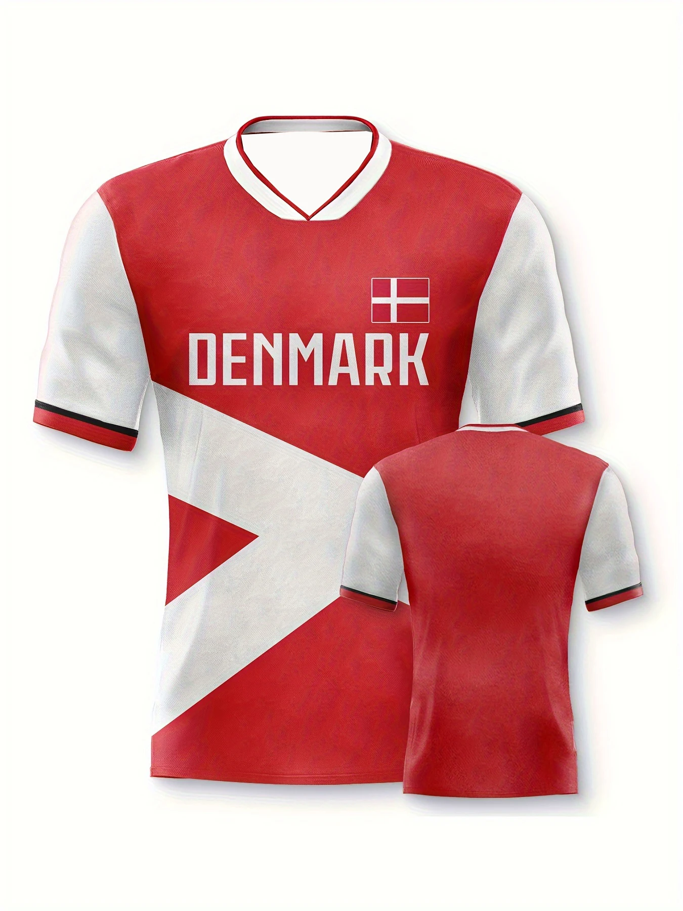 تي شيرت رياضي جديد لكرة القدم للشباب في الهواء الطلق للرجال، سريع الجفاف، صديق للبشرة، قميص كرة قدم رياضي للتدريب قابل للتنفس #1