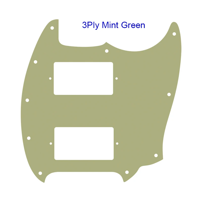 Xin Yue Custom Parts Replacement For US Fender Mustang Classic Series Style Guitar Pickguard Whit Mustang HH PAF Humbucker Picku