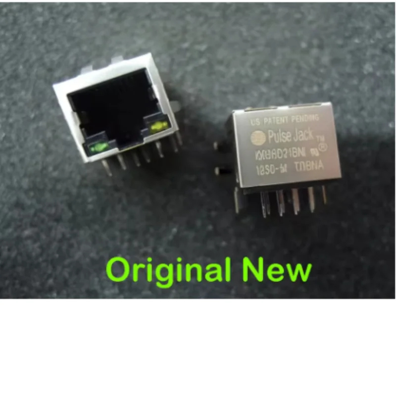 10PCS New Original J0026D21BNL RJ45 Connector 10/100BASE‑TX 1Port Shielded With LED Right Angle Through Hole Ethernet
