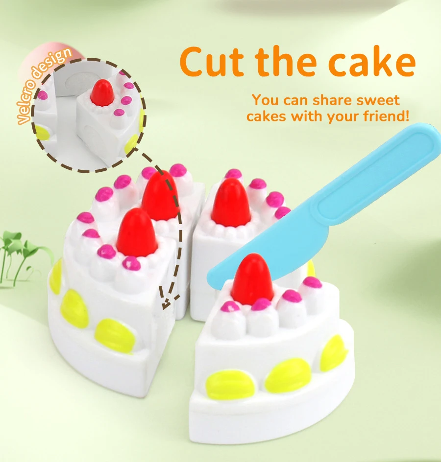 Pretend Play Dessert and Afternoon Tea Set Toy Picnic Food Kitchen Toy for Girls Tea Party Game Birthday Holiday Gifts