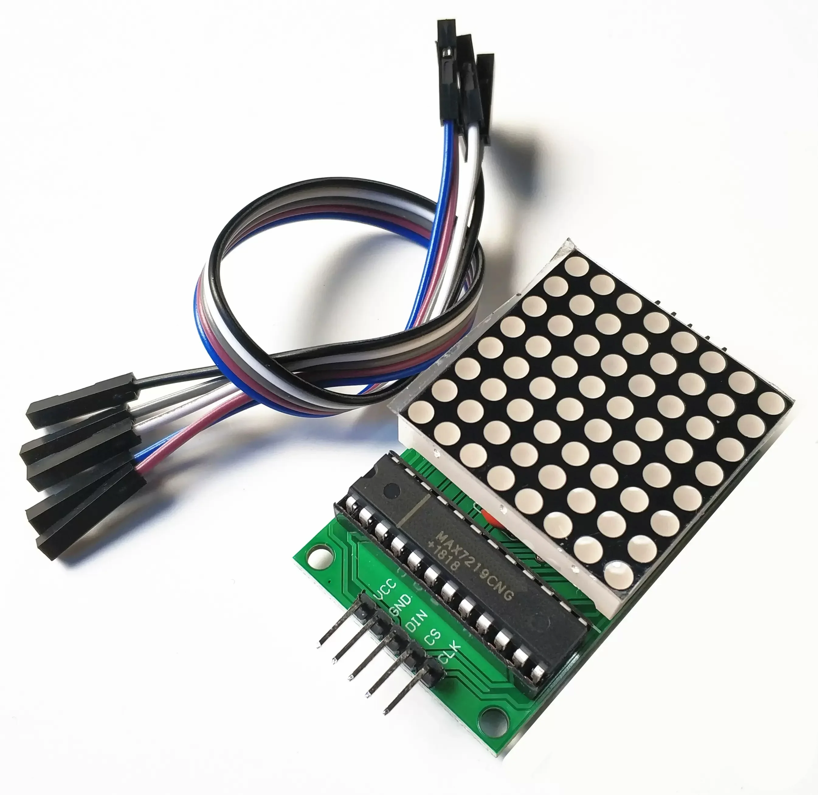 Max7219 Punkt-LED-Matrix modul mcu LED-Anzeige steuer modul für Arduino 5V-Schnittstellenmodul 8x8 Ausgangs eingang gemeinsame Kathode