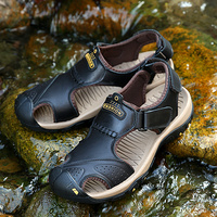 Hot Men's Anti-Collision Casual Outdoor Mountaineering Sandals Hiking Shoes Vacation Large Size Beach  Wading Shoes Sports Sanda