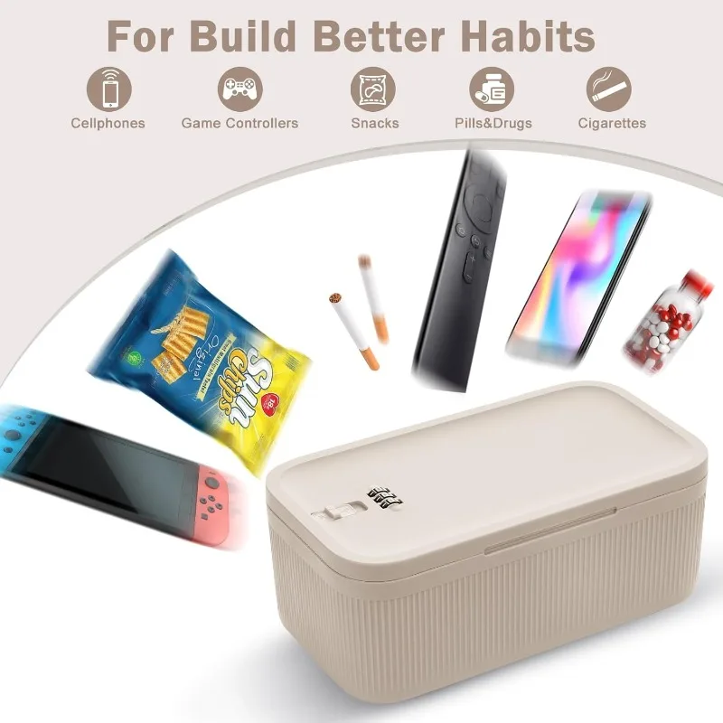 Large-capacity Password Storage Box  Suitable for Medicine Food Home Storage Box Mobile Phone Valuables Safe