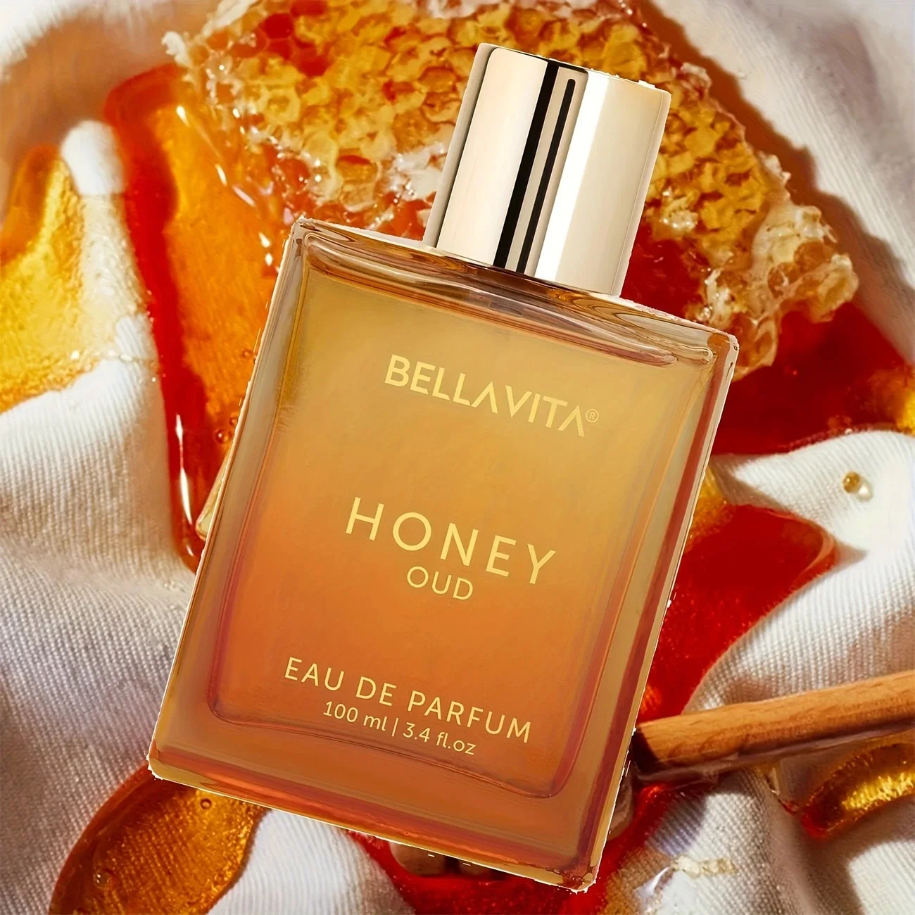 عطر BELLAVITA Honey Ode - عطر أنيق ومتين للرجال، مناسب للارتداء اليومي والمناسبات الخاصة، خالي من الكحول،