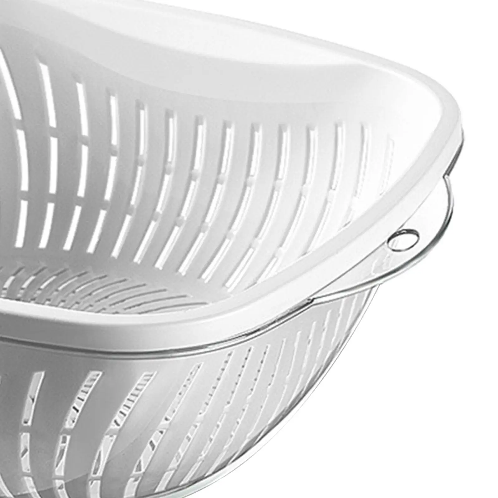 Kitchen Colander and Strainer Bowl Set Fruit Drain Basket Sturdy Detachable Multi Use Vegetables Washing Bowl Kitchen Gadgets