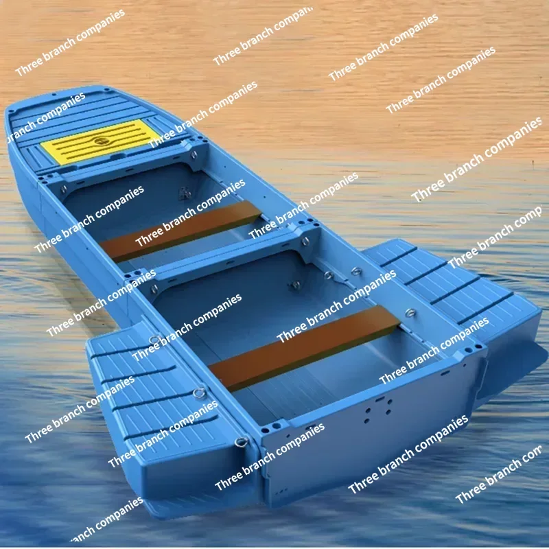 Fishing Boats Splicing Plastic Boat 3 Parts Folding Boat