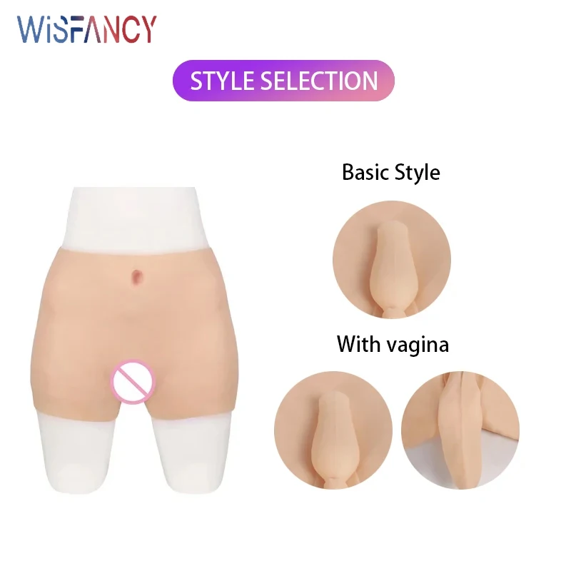 Silicone Fake Vagina Pants Pusssy Panties Enhancer Shapewear Transgender women Underwear Crossdresser Crossdressing Cosplay