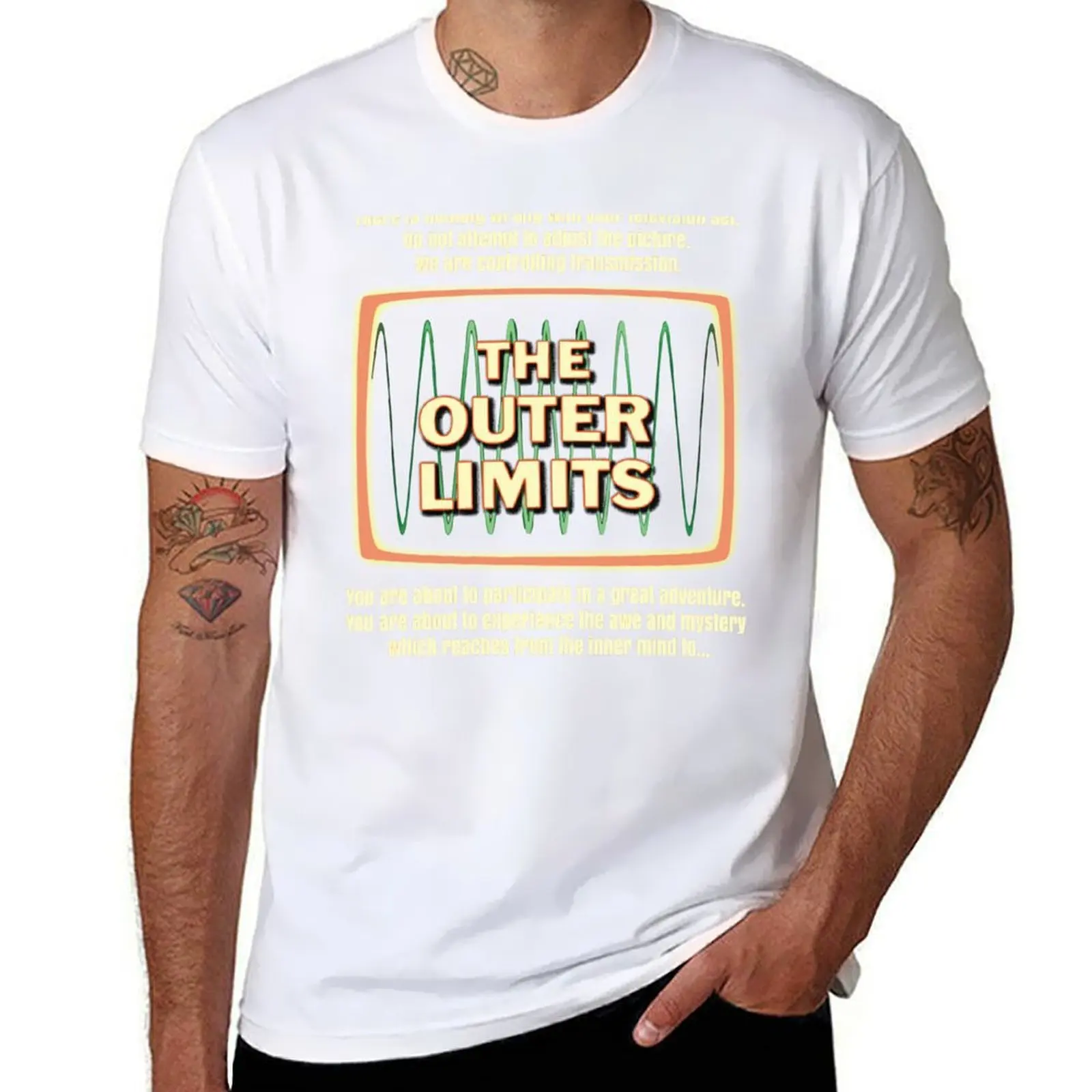 

The Outer Limits Retro Vintage TV Show T-Shirt man t shirt heavy cotton man t shirt designer T-Shirt