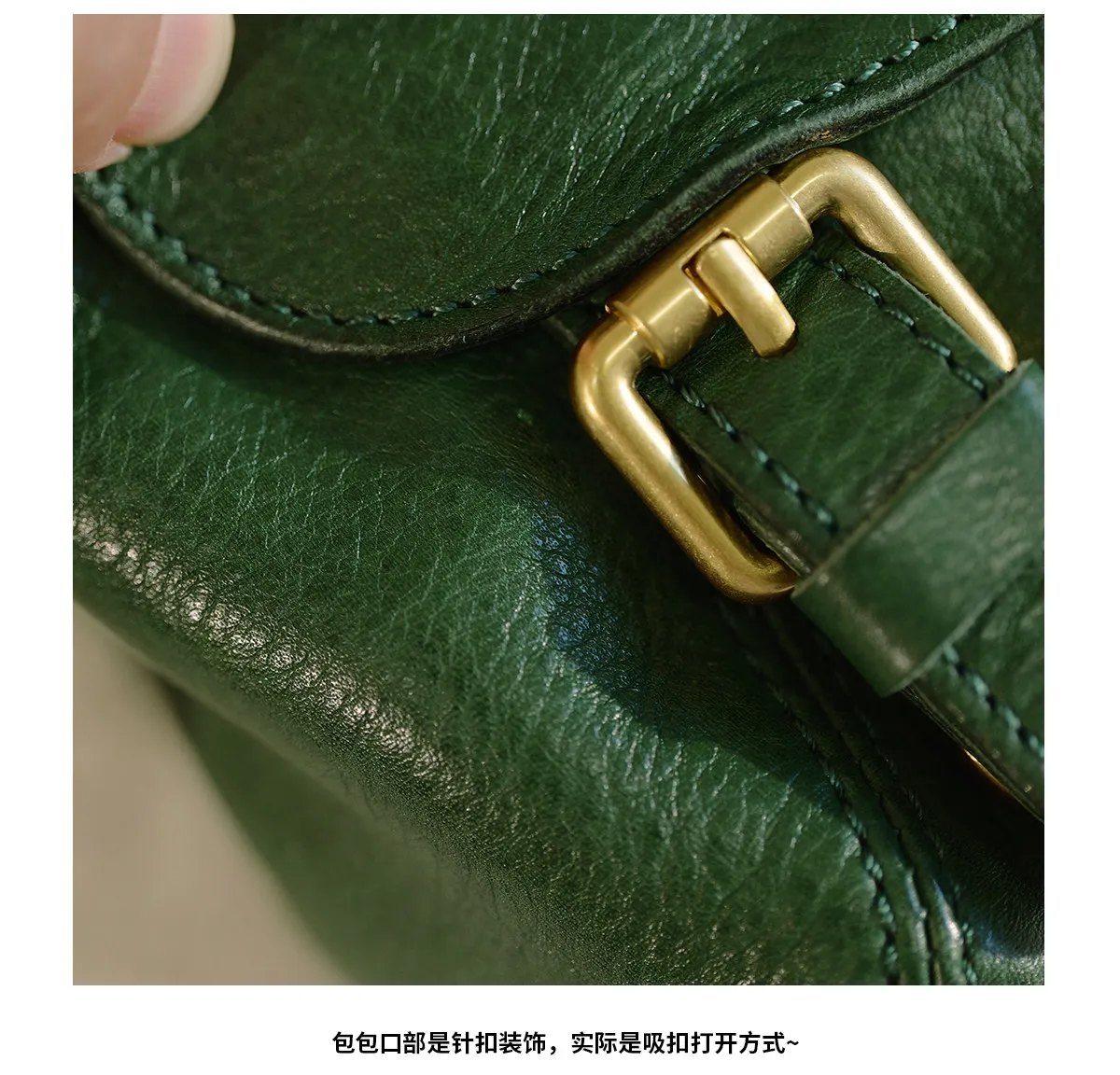 Vintage Damenhandtasche aus echtem Leder, Wochenendtasche, Partytasche, Designerhandtasche, handgefertigt, aus natürlichem Rindsleder, multifunktionale Schulter- und Umhängetasche. – Detail 17