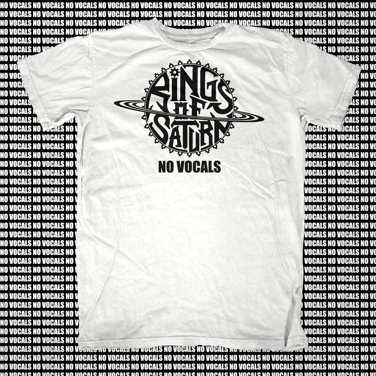 Rings of Saturn Astronaut Vs Mutant Zombie Horde Artwork Print T‑Shirt, Adopts Rough Gritty Gory Multi‑toned Contrasting