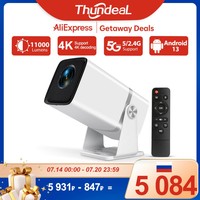 ThundeaL 4K Full HD Projector FHD TD80W Android WiFi 3D Home Theater TD80 Portable Beam Mini Projector Meeting 3D Video PK HY320