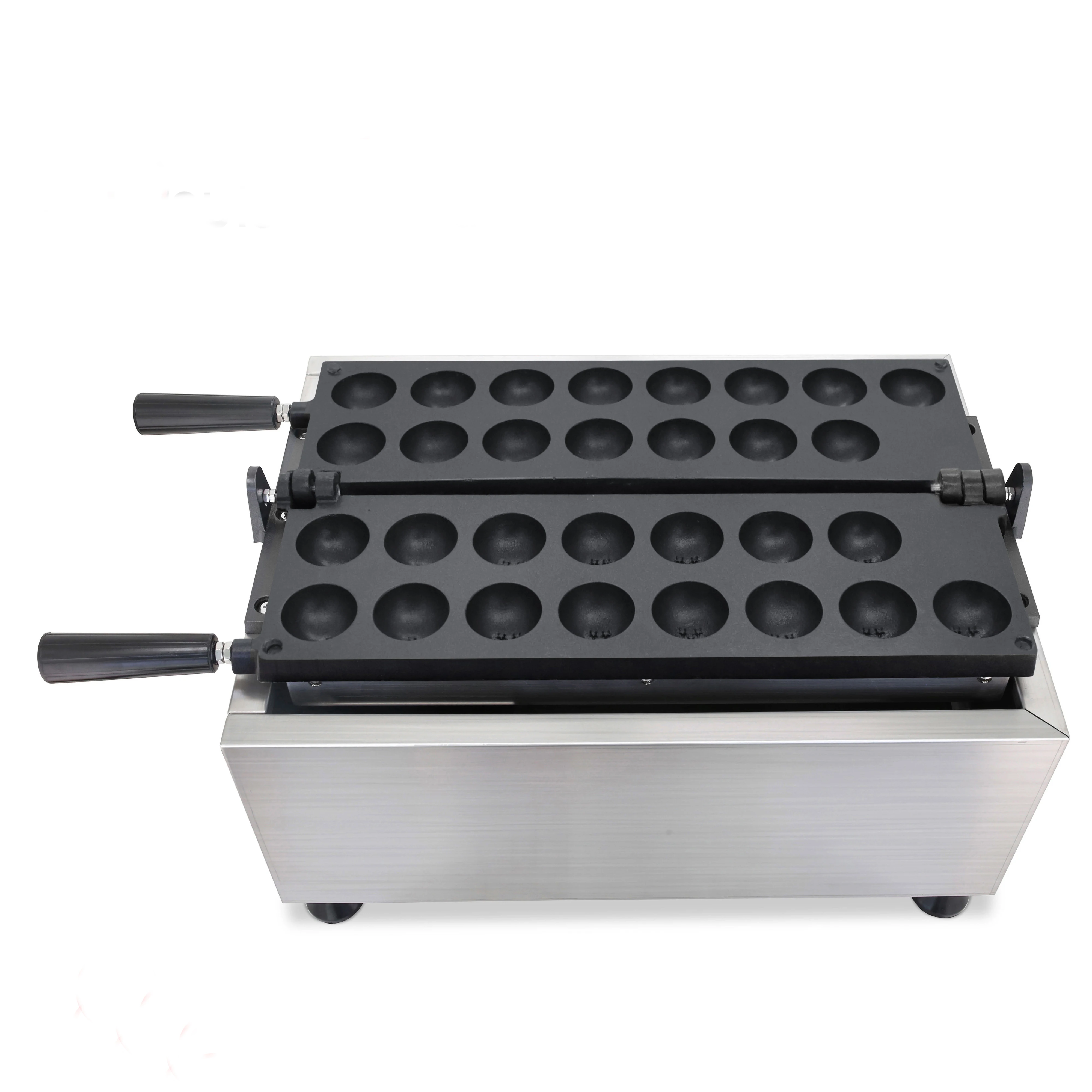 Máquina elétrica de fazer bolas de polvo com 30 buracos, 5cm, takoyaki, waffle, mini bola, bomba comercial, uso doméstico, aparelho de cozinha