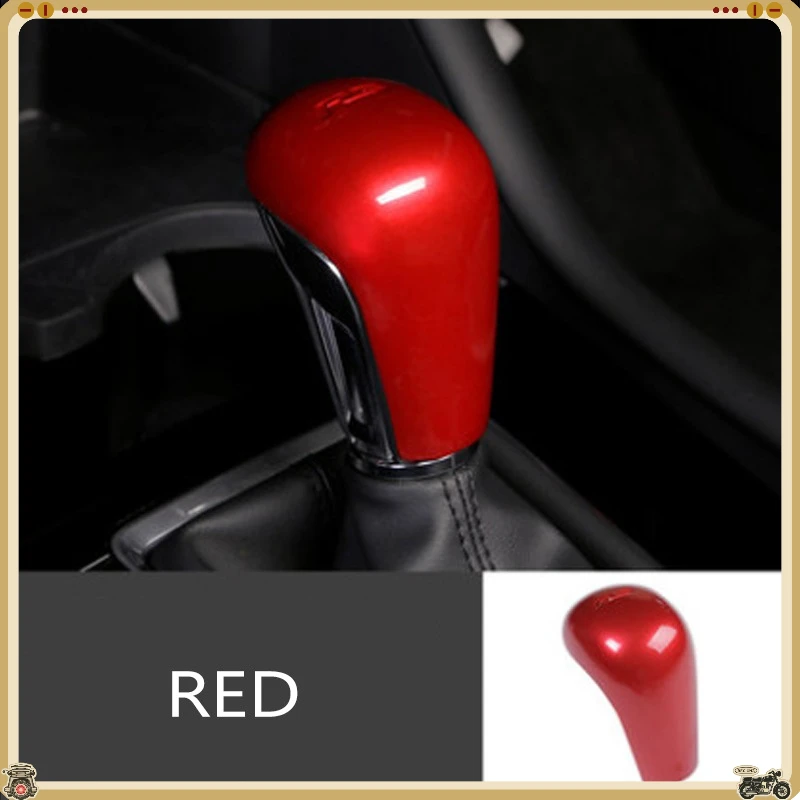 Carbon Fiber/red/silvery, Easy To Install  Car Gear Head Cover, for Mazda Axela 2020, - 2022, 2023 Internal Modification Parts