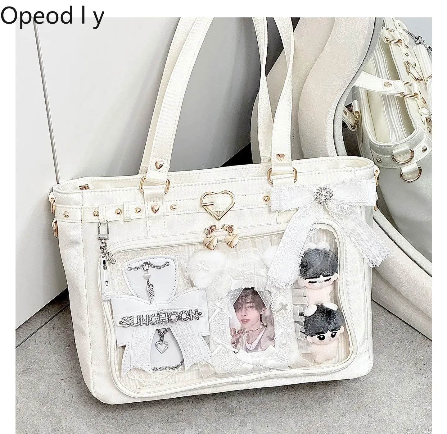 

Original Pain Bag Single Shoulder Crossbody Large Capacity Commuter Girl Shoulder Bag Sweet Girl Temperament Shopping Bag