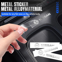 10pcs Car Styling Emblems Stickers Interior Decoration Decal for Nissan Leaf Micra Qashqai J11 J10 X Trail T32 Versa Note Patrol