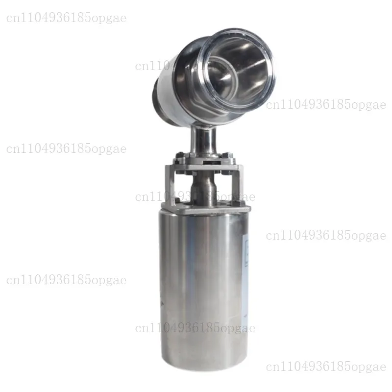 304 Stainless Steel Pneumatic Quick-loading Ball Valve Straight-through, Chuck-type Vertical Single-acting Valve Actuator