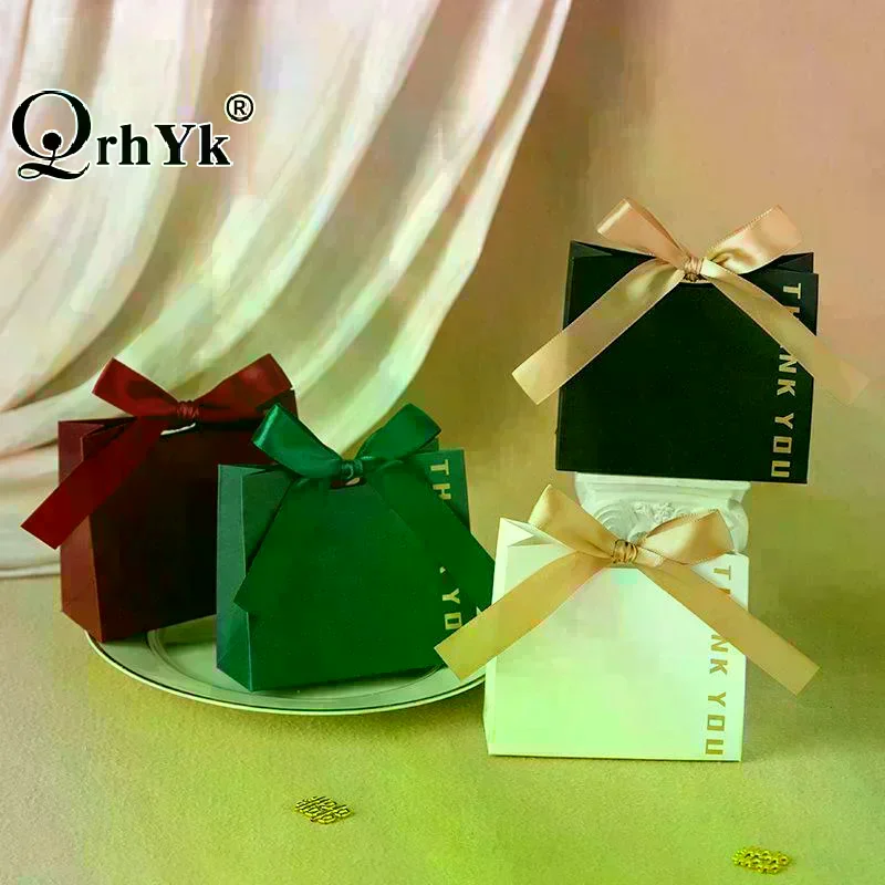 Thank You Bag Versatile Wedding Gift Box Gift Bag High-Quality Paper Packing Bag