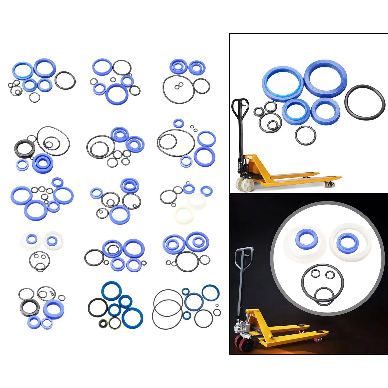

Forklift Hydraulic Cylinder Oil Seal Mechanical Seal Accessories Attachment Spare Part Sturdy Replacement O Ring Gasket