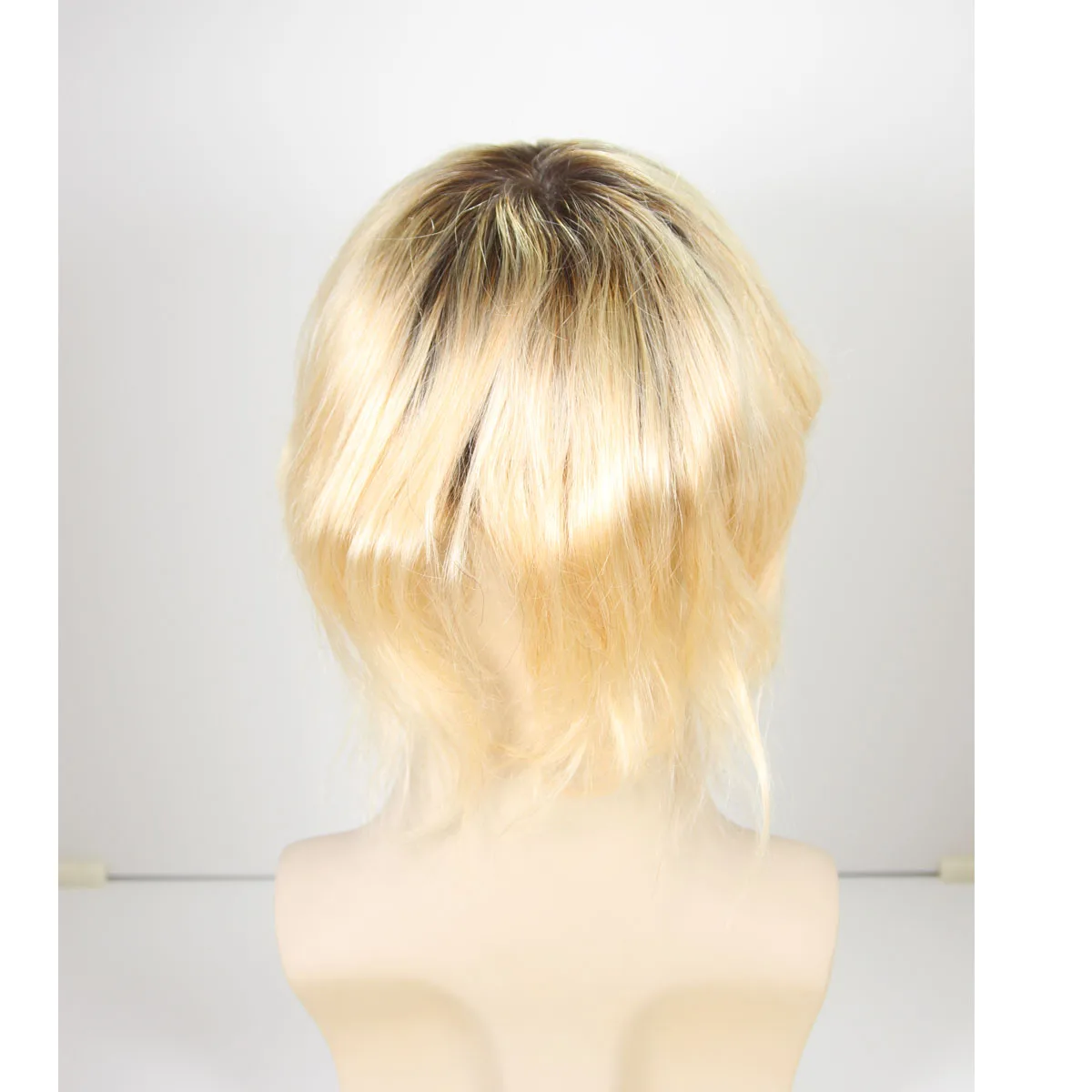 Men’s Toupee 0.06mm Transparent Ultra Thin Skin Full PU 10x8 Inch Base Replacement System Hair Pieces for Men V-Looped