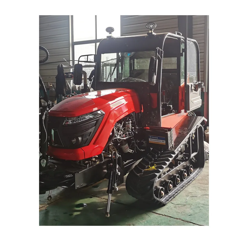 

2025Remote Control Operation Multi-Function Compact Crawler Tractor with Rotary Cultivator