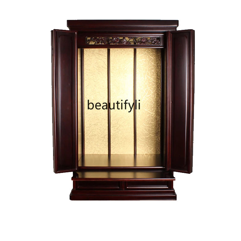 

Solid Wood Buddha Niche Clothes Closet with Cabinet Altar Buddha Cabinet Wall Cupboard