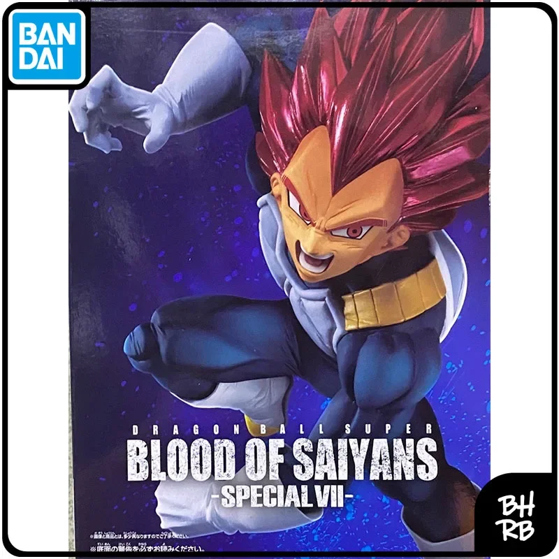 In Stock Bandai Original BANPRESTO Dragon Ball Super Super Saiyan God Vegeta Super Red Model Figure Action Toy Kids Toys Gift